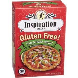 Inspiration MIXES Gluten Free Dads Pizza Mix, 18 Ounce (Pack of 6 