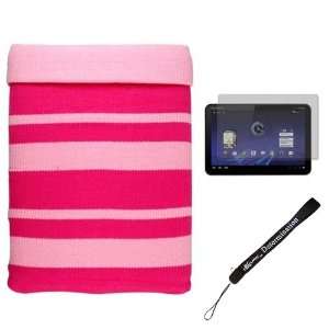  ebigvalue Soft Sock Sleeve (Pink) and Screen Protector 