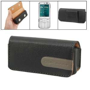   Black Faux Leahter Textured Protector Case for Nokia N79 Electronics