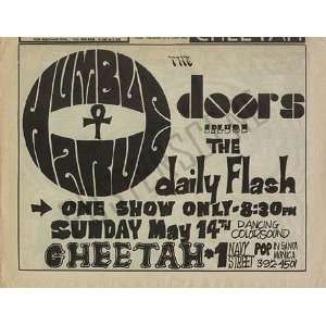  The Doors Cheetah Original Concert Ad 1967