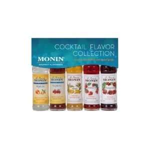 Monin 5 Pack Essential Cocktail Flavor Collection Sampler Set