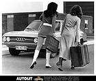 1968 NSU Audi And Go Go Girl Factory Photo