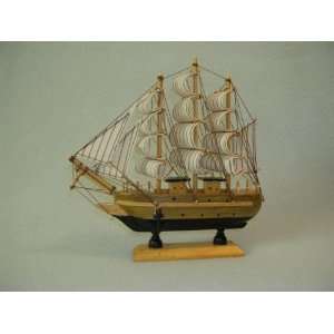  Hand Crafted Wood Sailboat Model B