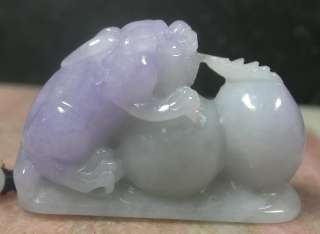 Lavender 100% Natural A JADE Jadeite PENDANT Dragon 328586  
