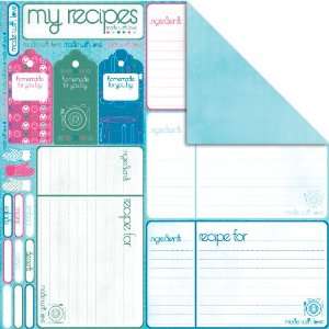  A La Carte Double Sided Paper 12X12 Simmer Kitchen 