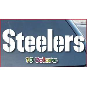 Pittsburgh Steelers S Car Window Vinyl Decal Sticker 7 Wide (Color 