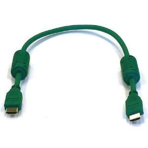  HDMI Cables HDMI Cable,Std Speed,Green,1.5ft,28AWG 