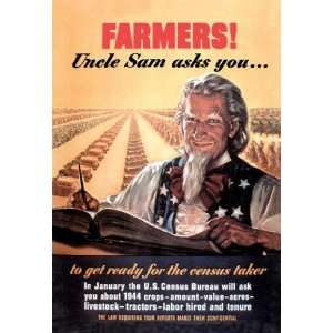 Exclusive By Buyenlarge Farmers Uncle Sam Asks You 20x30 poster