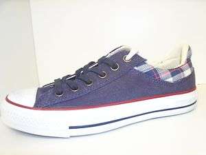 Converse pc 5 AS OX Navy Milk Red Canvas Trainers Size 6 124556  