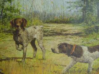   BY WARD WITH HUNTING DOGS FLUSHING THE QUAIL OUT OF THE WOODS  