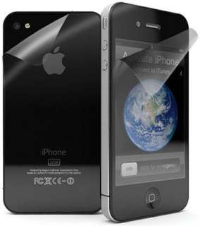 iPhone 4/4S Clear Schutzfolie Vorderseite und Rückseite