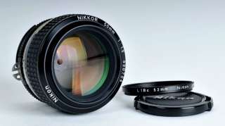 Nikon Nikkor 50mm f1.2 Ai S F/1.2 Excellent +++ L1Bc 52mm filter 