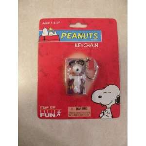  Happy Snoopy Arms Wide open Peanuts Figural Keychain Toys 