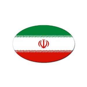 Iran Flag oval sticker