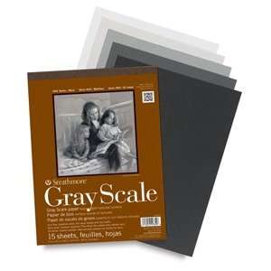  Strathmore 400 Series Gray Scale Pads   12 x 18, Gray Scale 