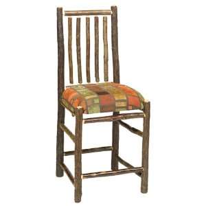 Hickory 24 Bar Chair with Upholstered Seat 