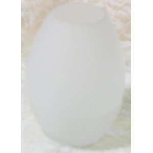   EGP1888 White Votive Tea Light Holder Egg Shaped 
