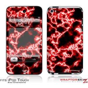  iPod Touch 4G Skin   Electrify Red by WraptorSkinz 