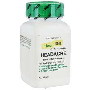  BHI Homeopathic Combinations Headache Pain 100 tablets 