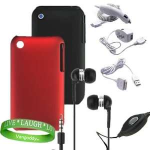   3Gs Silicone Skin + iPhone 3Gs Earphones with Microphone + iPhone 3Gs