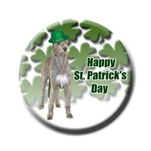 Irish Wolfhound St Patricks Pin Badge