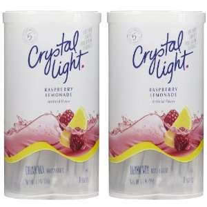 Crystal Light Raspberry Lemonade Drink Mix, 1.2 oz, Makes 8 qt, 2 pk 