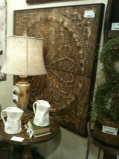   eye catching focal point for living spaces. Handcrafted of wood