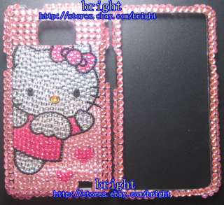 Hello Kitty Bling Case For Samsung Galaxy S2 i9100 #3  
