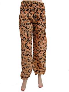 aladdin genei hippie boho harem pants trouser made of 100 % cotton 