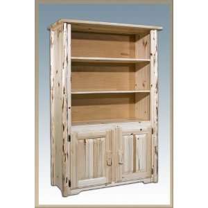 Rustic Log Bookcase by Montana Woodworks Montana Collection  