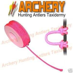 12 FT SPOOL ARCHERY BOW STRING RELEASE D LOOP NEON PINK  