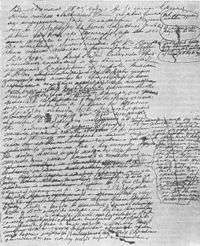 Tolstoys notes from the ninth draft of War and Peace , 1864