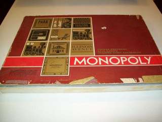 Vintage 1961 Monopoly COMPLETE 10 tokens  