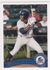 Leslie Anderson Tampa Bay Rays 2011 Topps Pro Debut  