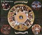 A1 Poster Seven Deadly Sins Hieronymus Bosch ~1480 Museo Prado Madrid