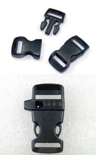 100X 3/8 Side Release Plastic Buckle 5 whistle Buckle  