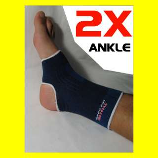 ELASTIC ANKLE BRACE SUPPORT BAND SPORTS GYM PROTECT  