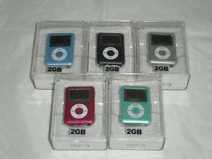 Wholesale lot 5 x 2GB Mini LCD  Player with Speakers  