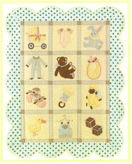 LULLABY Vintage Spool Timeless Quilt Design BABY TALK  