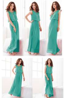 Brand New Style the Bohemian Chiffon Maxi Dress 4 the Color 0008 