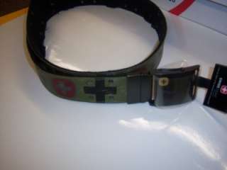 Grunge Swiss Army Reversible Distressed Leather BELT  