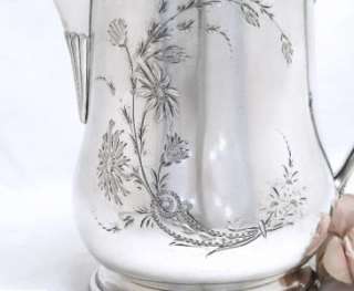 Fall Sale Gorgeous Huge VICTOR Silver Lemonade Or Water PITCHER 1890 