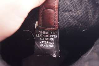 Dingo Vintage Brown Leather 8 D Mens Western Boots  