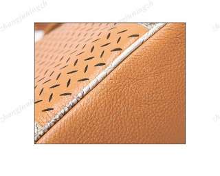   Leather Purse Shoulder Messenger Hand Bag Tote Chain Snakeskin New