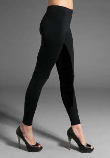   Velvet Rider Leggings in Black 