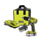 Ryobi 18 Volt Lithium Ion ONE+ 1/2 in. Cordless Compact Drill Kit