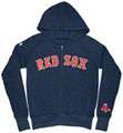 Boston Red Sox Girls (7 16) Navy Full Count Full Zip Hooded Fleece 