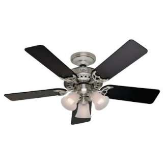 Hunter Stonington 46 in. Brushed Nickel Ceiling Fan 21362 at The Home 