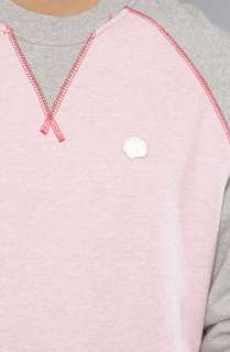 Billionaire Boys Club The Easel Crewneck Sweatshirt in Pink Slip 