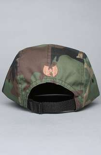 Wutang Brand Limited The Wutang Leather Camper Cap in Camo  Karmaloop 